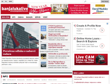 Tablet Screenshot of banjalukalive.com